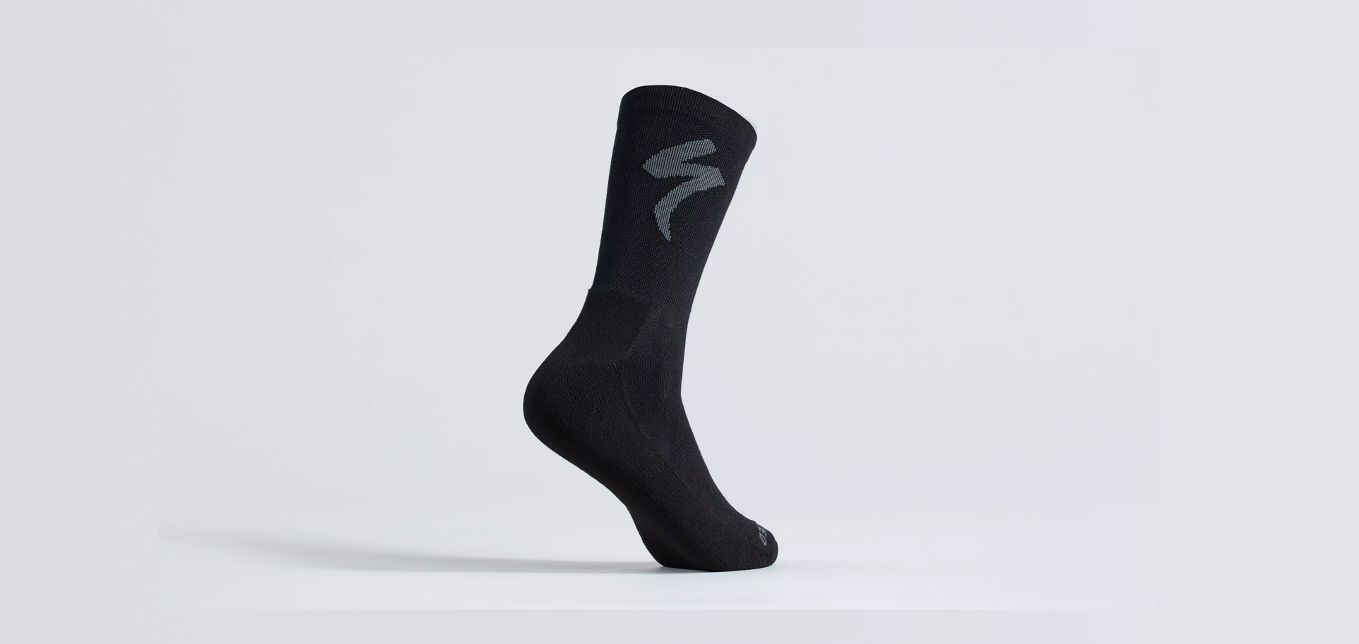 PRIMALOFT LIGHTWEIGHT TALL LOGO SOCK BLK 64722-340 b