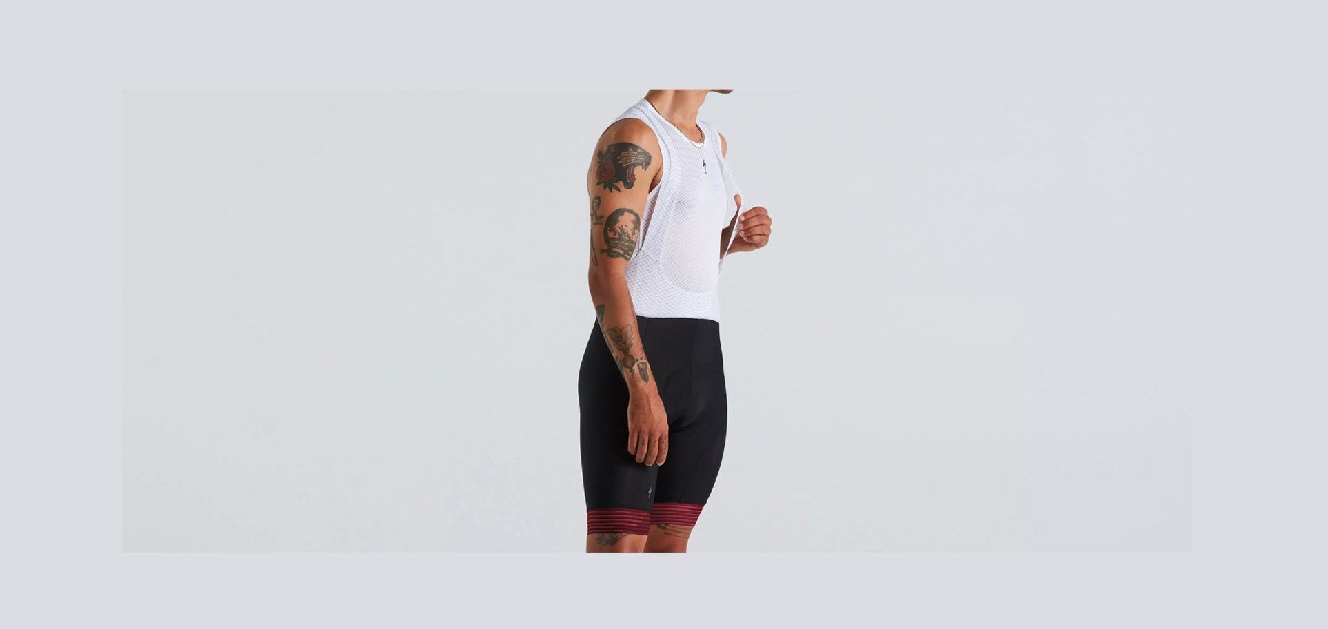 SL BLUR BIB SHORT MEN MRN c