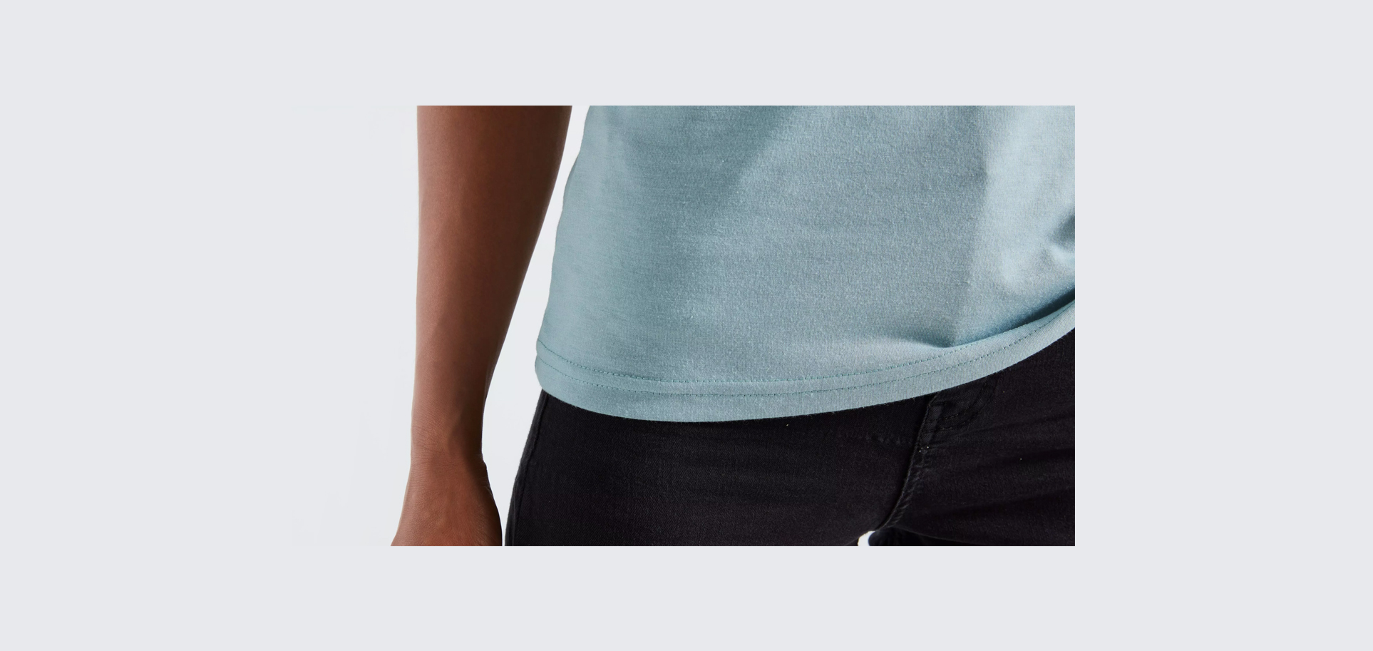 WORDMARK TEE SS WMN ARCTBLU e