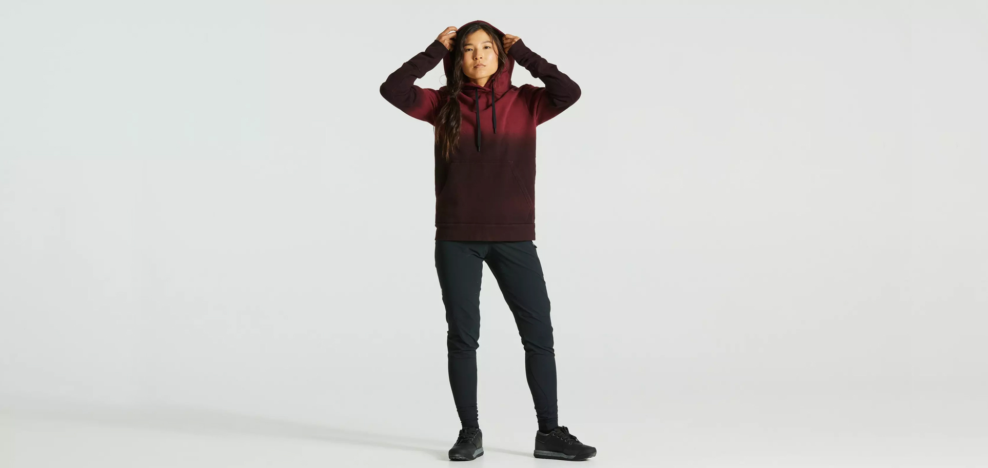 LEGACY SPRAY PULL-OVER HOODIE WMN MRN 1