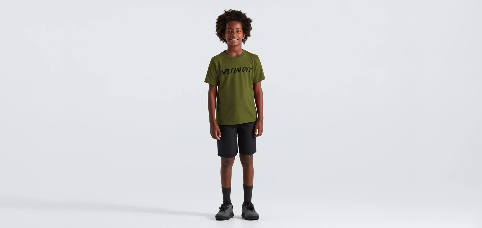 WORDMARK TEE SS YTH OLVGRN 1