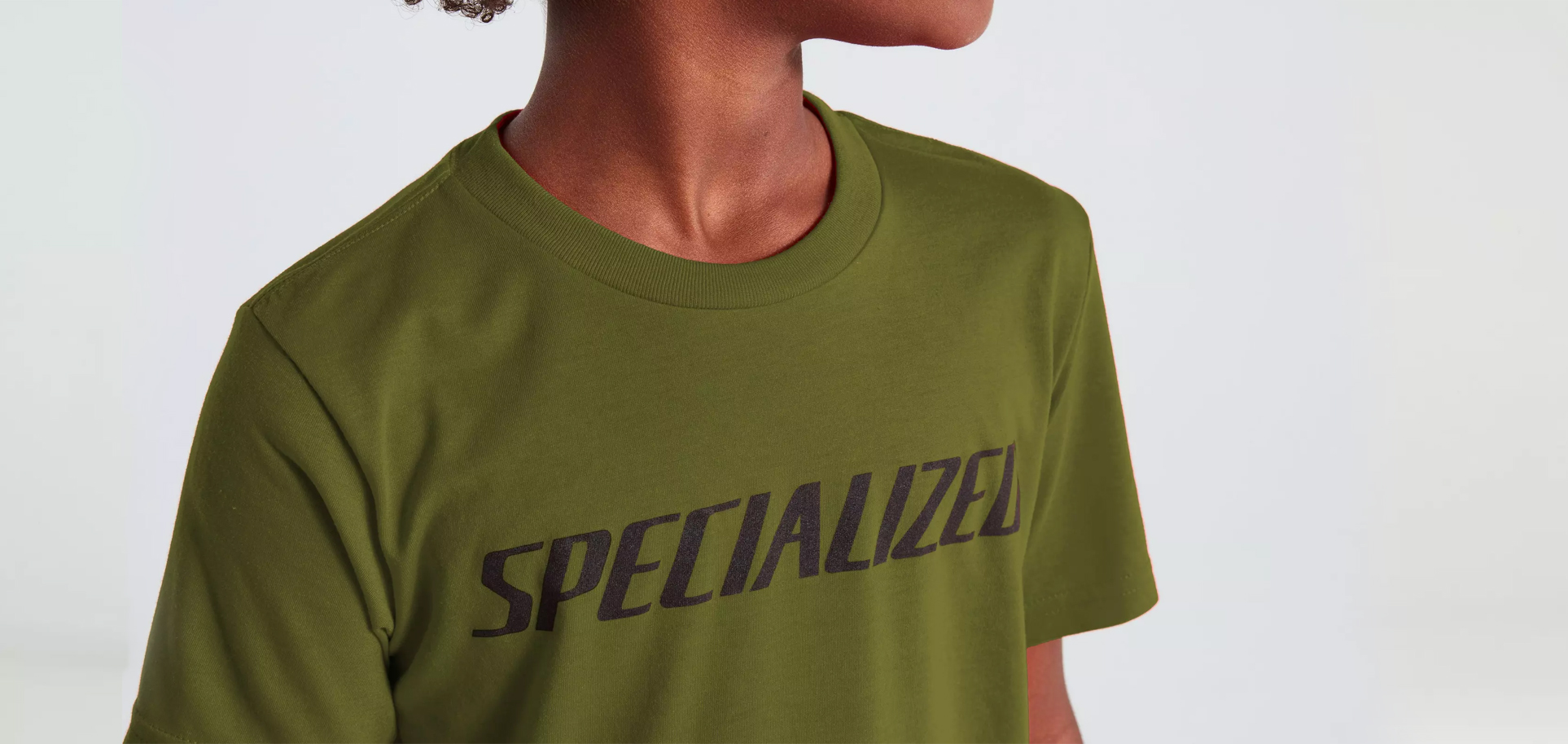 WORDMARK TEE SS YTH OLVGRN 4